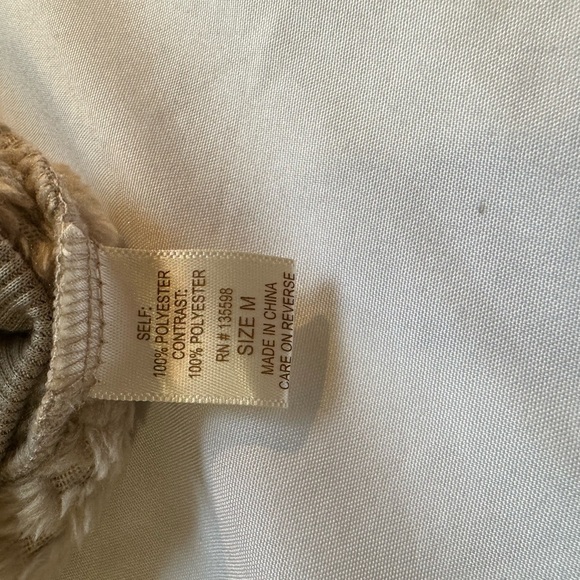 Cozy Tan Hooded Sweatshirt - Picture 6 of 7